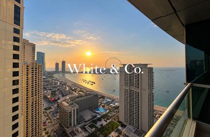 Apartment - 3 - 5 for rent in Al Fattan Marine Tower - Al Fattan Marine Towers - Jumeirah Beach Residence - Dubai