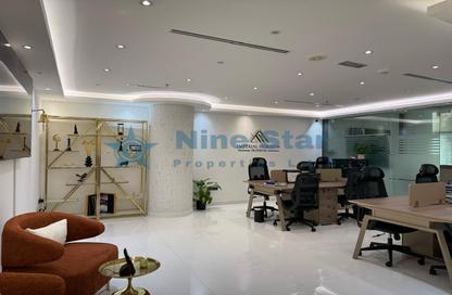 Office Space - Studio - 1 for rent in Clover Bay Tower - Business Bay - Dubai