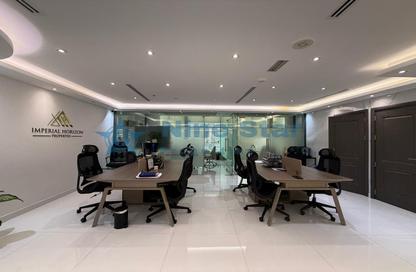 Office Space - Studio - 1 for rent in Clover Bay Tower - Business Bay - Dubai