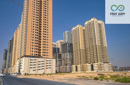 Apartment - 1 - 1 for sale in Al Aamra Tower - Al Amerah - Ajman