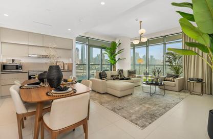 شقة - 3 غرف نوم - 4 حمامات للايجار في برج Marina Vista 1 - مارينا فيستا - إعمار بيتشفرونت - دبي هاربور - دبي