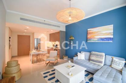 شقة - غرفة نوم - 2 حمامات للايجار في برج Beach Vista 2 - بيتش فيستا - إعمار بيتشفرونت - دبي هاربور - دبي