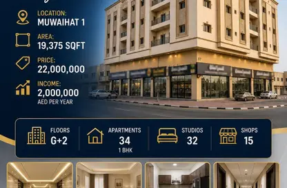 Whole Building - Studio - 7+ Bathrooms for sale in Al Mowaihat 1 - Al Mowaihat - Ajman