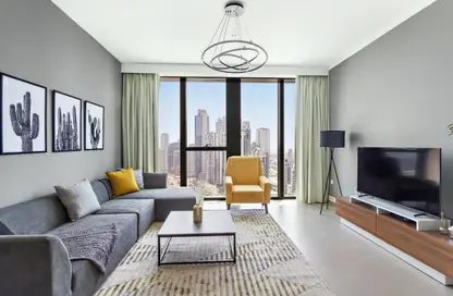 شقة - غرفة نوم - 1 حمام للايجار في مرتفعات بوليفارد برج 2 - مرتفعات بوليفارد - وسط مدينة دبي - دبي