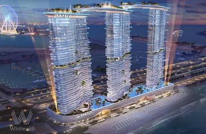 شقة - غرفة نوم - 2 حمامات للبيع في بناية بي - داماك باي - دبي هاربور - دبي