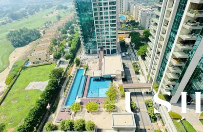 Apartment - 1 Bedroom - 1 Bathroom for rent in Hub Canal 1 - Hub-Golf Towers - Dubai Sports City - Dubai