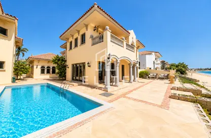 Villa - 4 Bedrooms - 6 Bathrooms for rent in Garden Homes Frond O - Garden Homes - Palm Jumeirah - Dubai