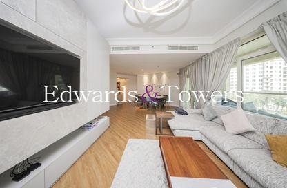 Apartment - 3 Bedrooms - 4 Bathrooms for rent in Al Shahla - Shoreline Apartments - Palm Jumeirah - Dubai