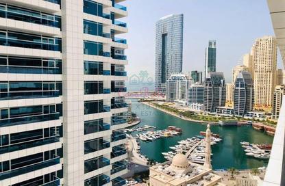 شقة - غرفة نوم - 1 حمام للايجار في برج إسكان - دبي مارينا - دبي