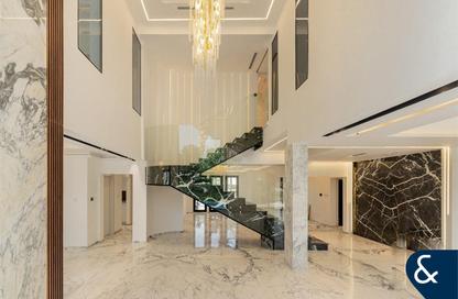 Villa - 5 Bedrooms - 6 Bathrooms for rent in Entertainment Foyer - Islamic Clusters - Jumeirah Islands - Dubai