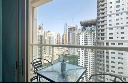 Apartment - Studio - 1 Bathroom for rent in Marina View Tower A - Marina View - Dubai Marina - Dubai