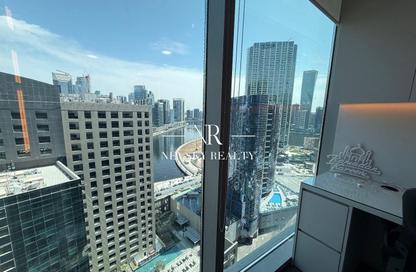 Office Space - Studio - 1 for rent in The Binary Tower - Business Bay - Dubai