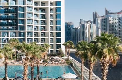 Apartment - Studio - 1 Bathroom for rent in Damac Maison Prive A - Damac Maison Prive - Business Bay - Dubai