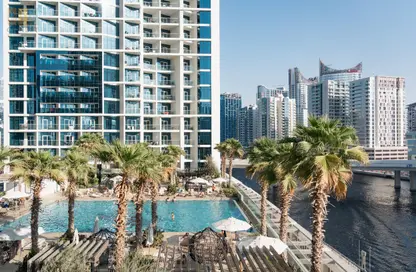 Apartment - 1 Bathroom for rent in Damac Maison Prive A - Damac Maison Prive - Business Bay - Dubai