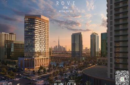 Apartment - 1 - 2 for sale in Rove Home Meydan Horizon - Bukadra - Dubai