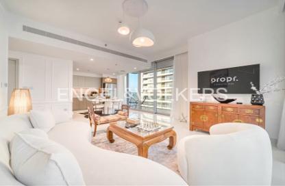 Apartment - 2 - 2 for rent in Beach Isle Tower 1 - Beach Isle - Emaar Beachfront - Dubai Harbour - Dubai