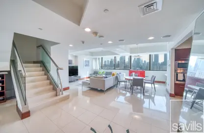 دوبلكس - 2 غرف نوم - 3 حمامات للايجار في جميرا ليفين - برج التجارة العالمي السكني - المركز المالي العالمي - دبي