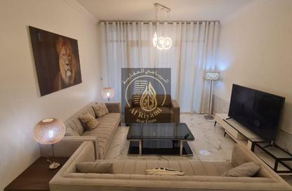 Apartment - 3 Bedrooms - 3 Bathrooms for rent in Oasis Tower - Al Rashidiya 1 - Al Rashidiya - Ajman