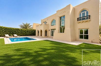 Villa - 4 - 5 for rent in Garden Hall - Oasis Clusters - Jumeirah Islands - Dubai