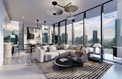 Apartment - Studio - 1 Bathroom for sale in Peninsula Four - Peninsula - Business Bay - Dubai