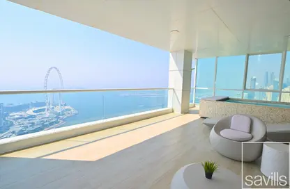 بنتهاوس - 5 غرف نوم - 6 حمامات للايجار في برج البطين - جميرا بيتش ريزيدنس - دبي