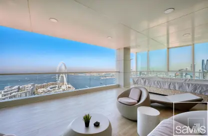 Penthouse - 5 Bedrooms - 6 Bathrooms for rent in Al Bateen Residences - Jumeirah Beach Residence - Dubai