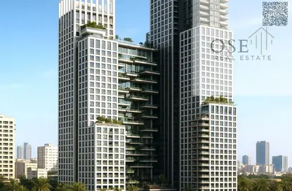 Apartment - 1 Bedroom - 2 Bathrooms for sale in Corniche Tower - Ajman Corniche Road - Ajman