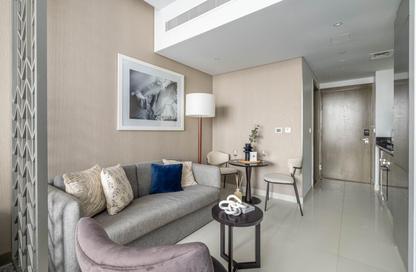 Apartment - Studio - 1 Bathroom for rent in Damac Maison Prive B - Damac Maison Prive - Business Bay - Dubai