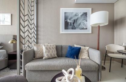 Apartment - Studio - 1 Bathroom for rent in Damac Maison Prive B - Damac Maison Prive - Business Bay - Dubai