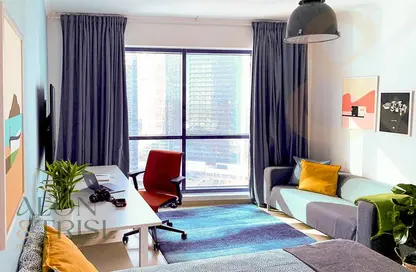 شقة - 1 حمام للايجار في خور الجميرا 1 - (JLT) مجمع X - أبراج بحيرات الجميرا - دبي