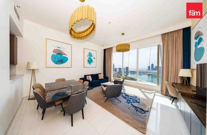 Apartment - 2 - 3 for rent in Palm View - Dubai Media City - Dubai
