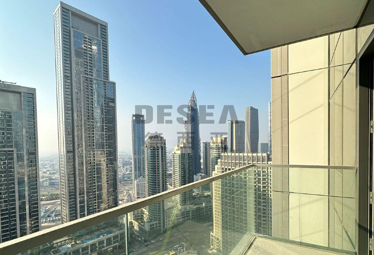 Sea and Downtown Views | High Floor | Unfurnished