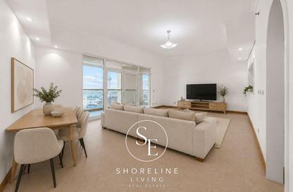 Apartment - 2 Bedrooms - 3 Bathrooms for rent in Al Hallawi - Shoreline Apartments - Palm Jumeirah - Dubai