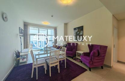Apartment - 2 - 2 for rent in Marina Arcade Tower - Dubai Marina - Dubai