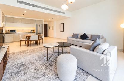 شقة - 1 - 1 للايجار في برج Marina Vista 1 - مارينا فيستا - إعمار بيتشفرونت - دبي هاربور - دبي