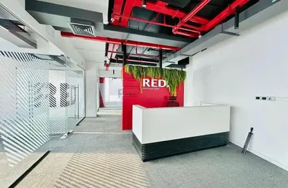 Office Space - Studio - 6 Bathrooms for rent in The Bay Gate - Business Bay - Dubai