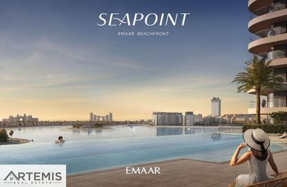 شقة - 2 غرف نوم - 2 حمامات للبيع في برج Seapoint 2 - سي بوينت - إعمار بيتشفرونت - دبي هاربور - دبي