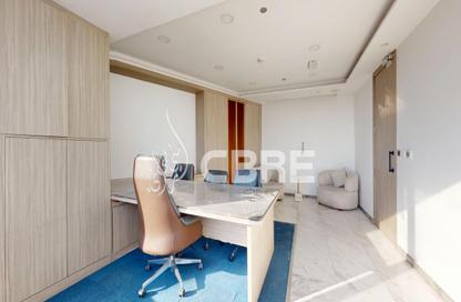 Office Space - Studio - 1 Bathroom for rent in Almas Tower - Jumeirah Lake Towers - Dubai