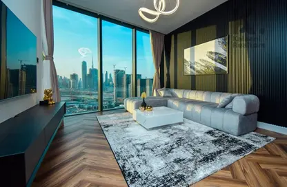 Apartment - 1 Bedroom - 2 Bathrooms for sale in Waves Grande - Sobha Hartland - Mohammed Bin Rashid City - Dubai