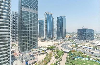 شقة - غرفة نوم - 1 حمام للايجار في بوابة دبي الجديدة 1 - (JLT) مجمع Q - أبراج بحيرات الجميرا - دبي