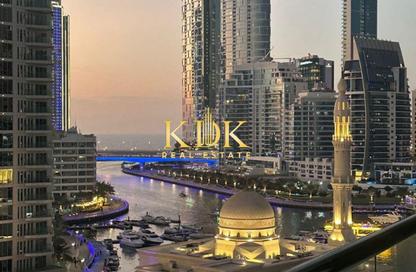 شقة - غرفة نوم - 2 حمامات للايجار في برج إسكان - دبي مارينا - دبي