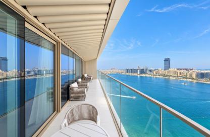 Apartment - 2 - 3 for rent in Grand Bleu Tower 2 - Grand Bleu - Emaar Beachfront - Dubai Harbour - Dubai