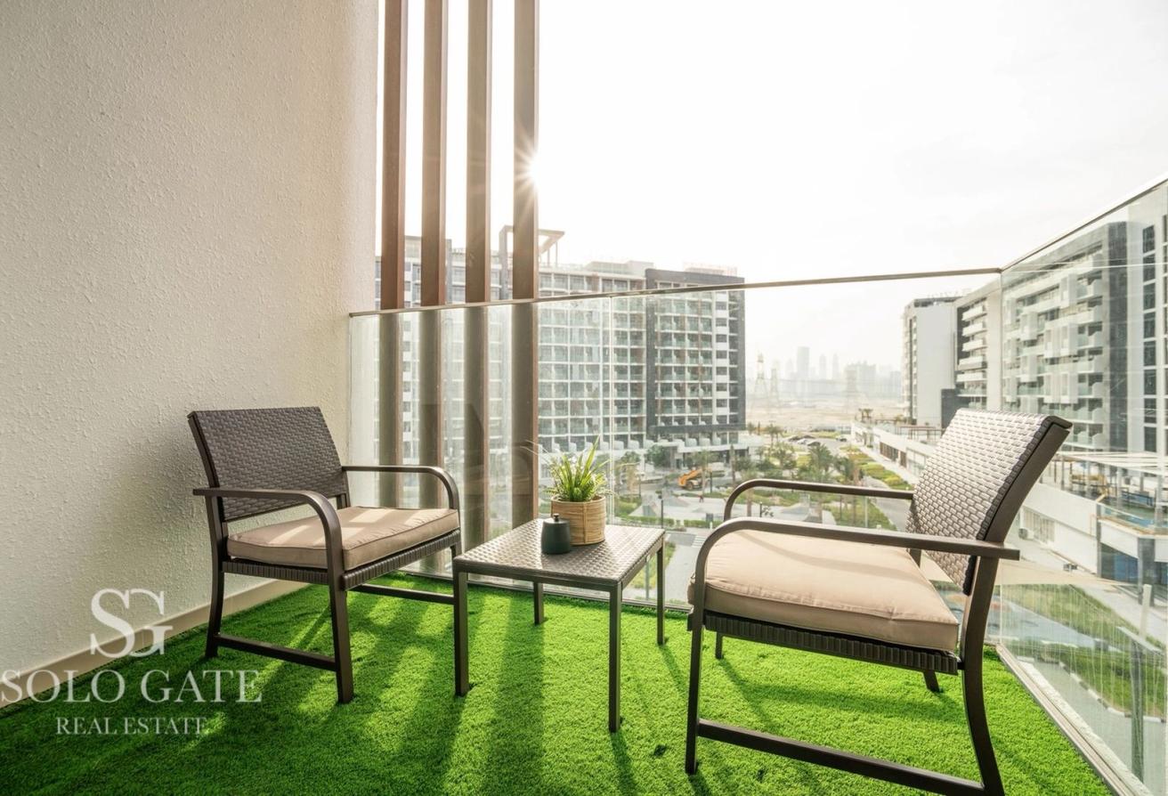 Large Studio | Fully Furnished | Azizi Riviera 4 photo 8