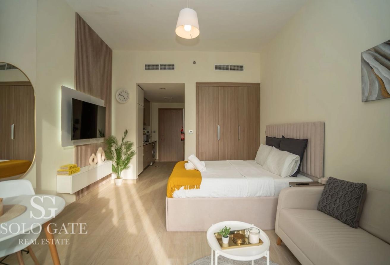 Large Studio | Fully Furnished | Azizi Riviera 4 photo 5