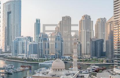 Apartment - 2 Bedrooms - 3 Bathrooms for rent in Opal Tower Marina - Dubai Marina - Dubai