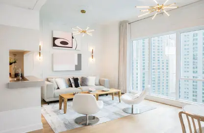 شقة - غرفة نوم - 2 حمامات للايجار في برج دلفين - مارينا بروموناد - دبي مارينا - دبي