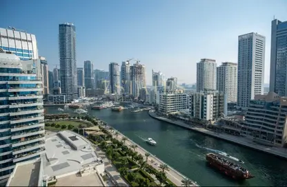 شقة - 2 غرف نوم - 2 حمامات للايجار في خليج الدرة - دبي مارينا - دبي