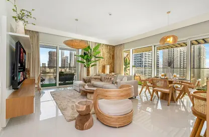 Apartment - 2 Bedrooms - 3 Bathrooms for rent in Grand Bleu Tower 1 - EMAAR Beachfront - Dubai Harbour - Dubai