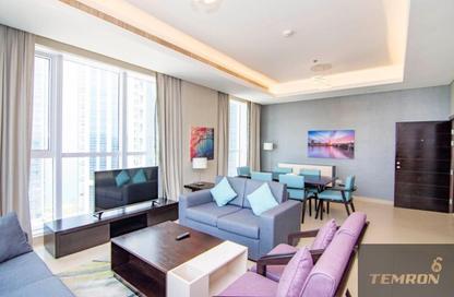 Apartment - 2 - 3 for rent in Al Jowhara Tower - Corniche Road - Abu Dhabi