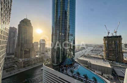 Apartment - 2 - 3 for rent in Damac Heights - Dubai Marina - Dubai